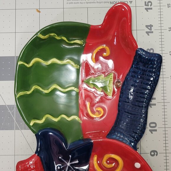 Signature Ceramic Winter Mitten Dish - 2006- Candy Trinket Dish - NEW with Box - Picture 6 of 16